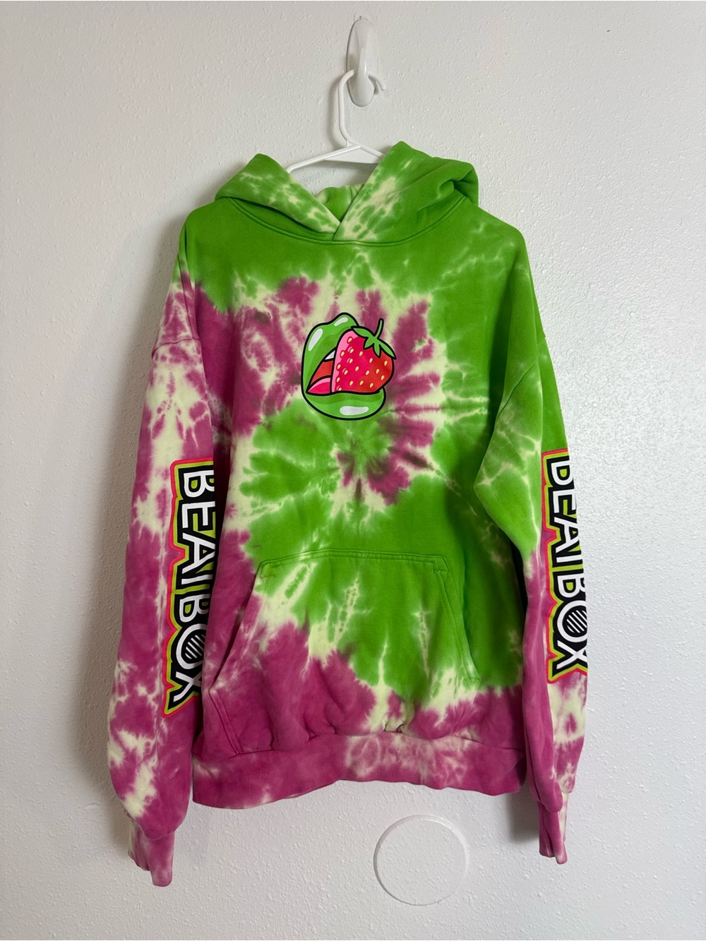 Beatbox Tie-Dye Hoodie Sweatshirt View 3